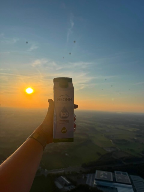 Boven de Veluwe tijdens de Ballonfi&euml;sta Barneveld 2026