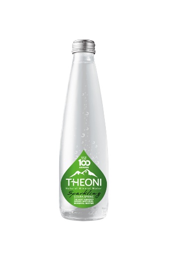 THEONI Sparkling glazen fles 330 ml